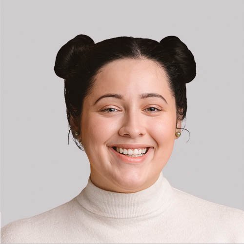 Collage de persona feliz